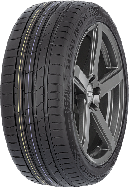 Continental SportContact 7 245/45 R19 102 Y XL, FR, *, MO, ContiSilent