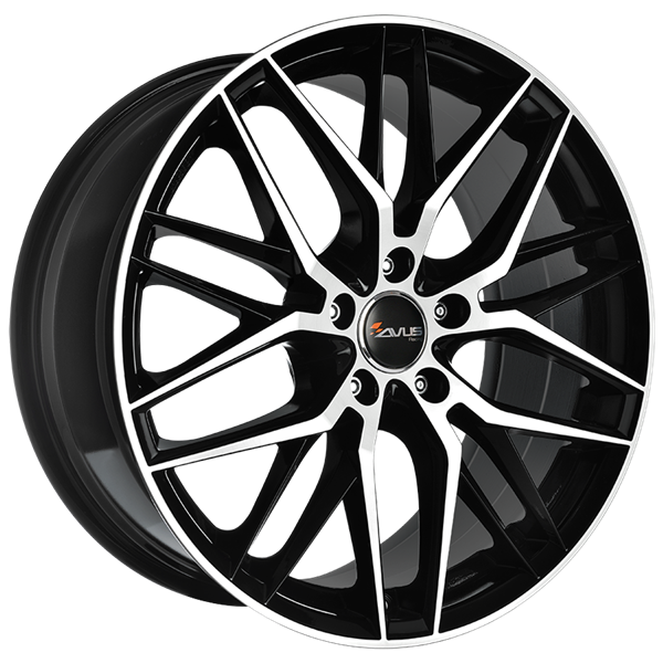 AVUS Racing AF19 - Black Polished 8,00x18 5x120,00 ET45,00